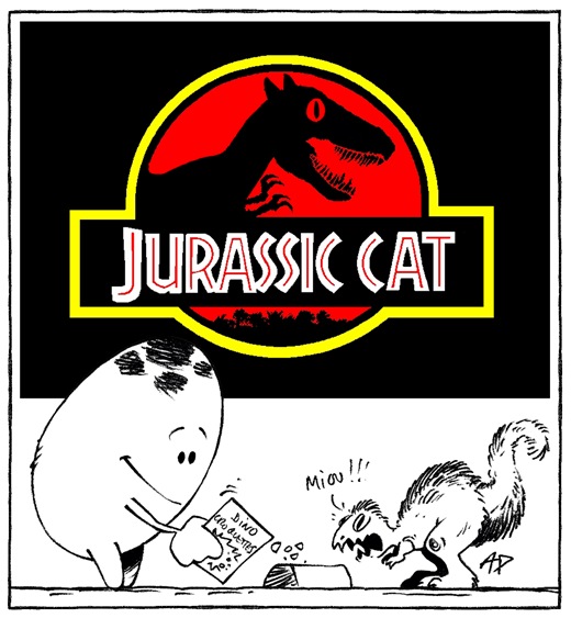 mini dinosaure - jurassic cat blog